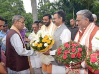 विस अध्यक्ष हरविन्द्र कल्याण और मुख्यमंत्री नायब सिंह सैनी ने गर्मजोशी से किया नवनियुक्त राज्यपाल प्रो. असीम कुमार घोष का स्वागत | — चंडीगढ़, 19 जुलाई
